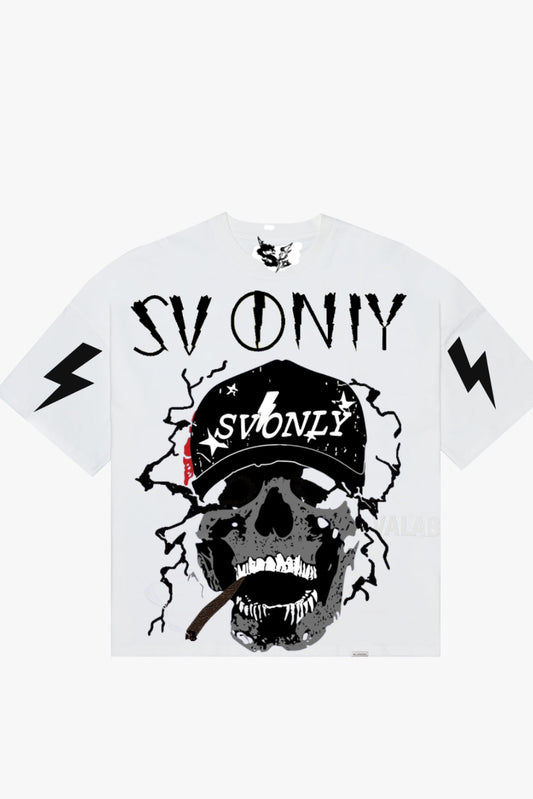“Smoking Skull” OverSized Tee